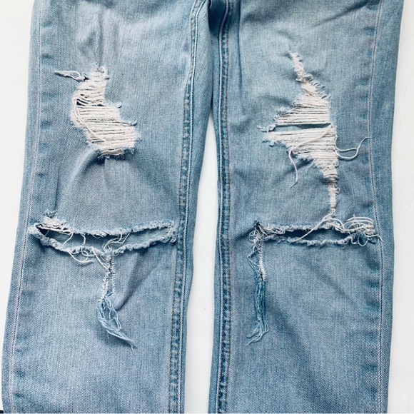 Rag & Bone Jeans • Dre Capri in Marina Step Hem Stretchy Light Wash Blue Size 24 - Picture 8 of 13